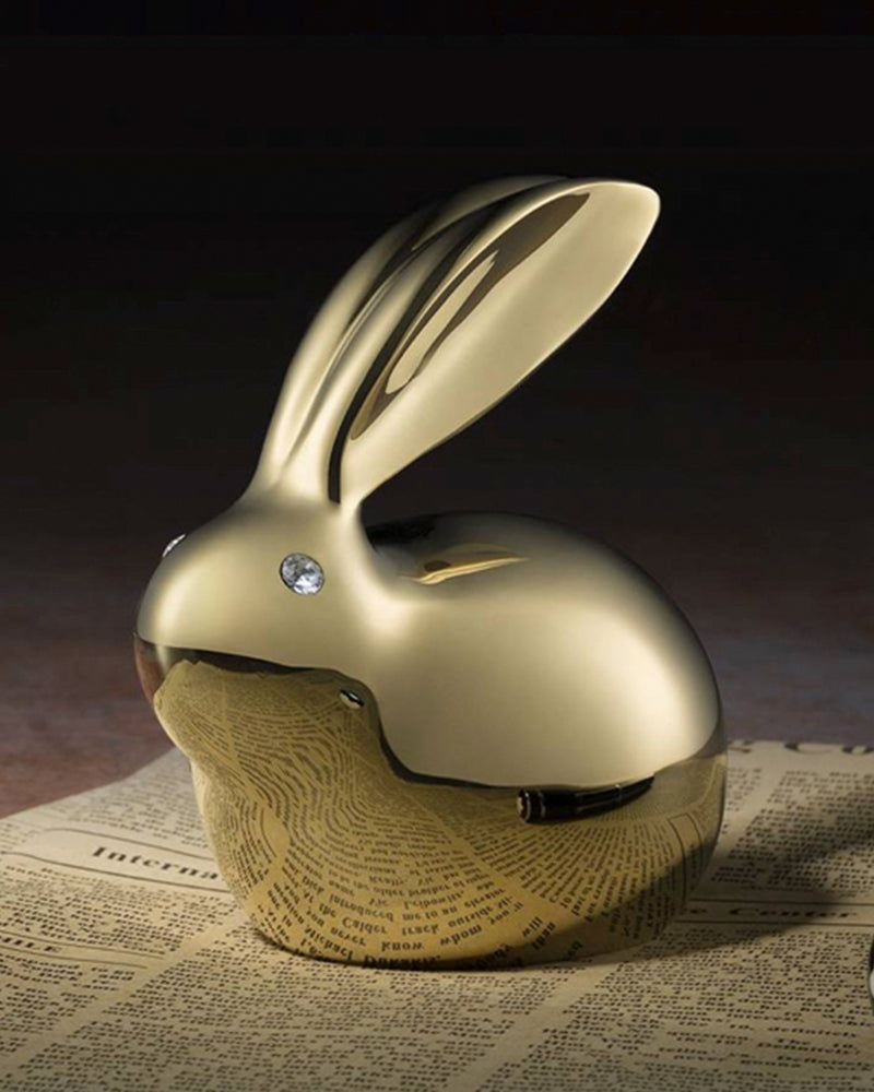 Crystal Brass Lucky Rabbit - AI LIFE HOLDINGS