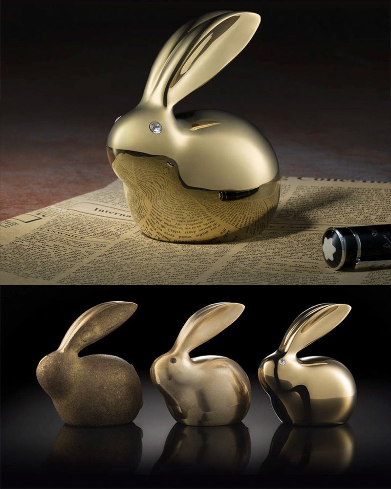 Crystal Brass Lucky Rabbit - AI LIFE HOLDINGS