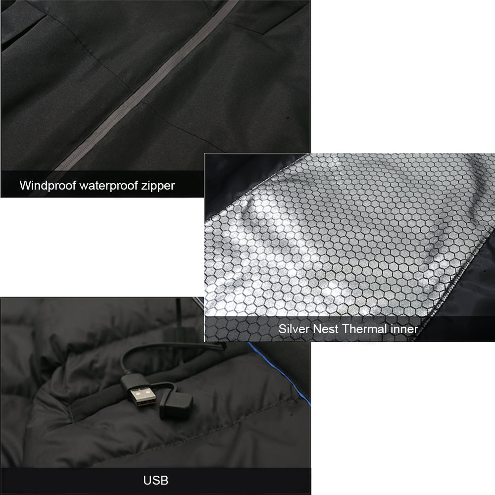 Chargeable heated warm jacket Pro - AI LIFE HOLDINGS