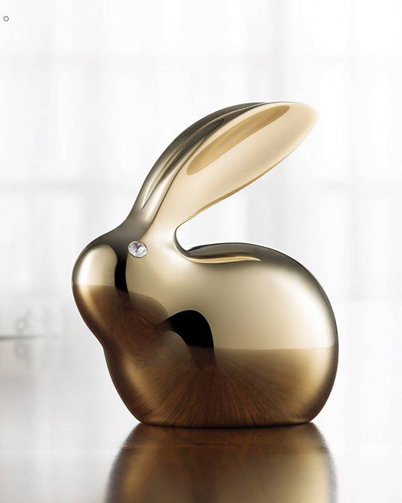 Crystal Brass Lucky Rabbit - AI LIFE HOLDINGS