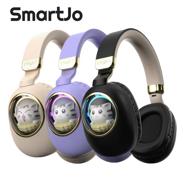 SmartJo TWS Cat Bluetooth Headphones True Wireless Stereo Bluetooth 5.1