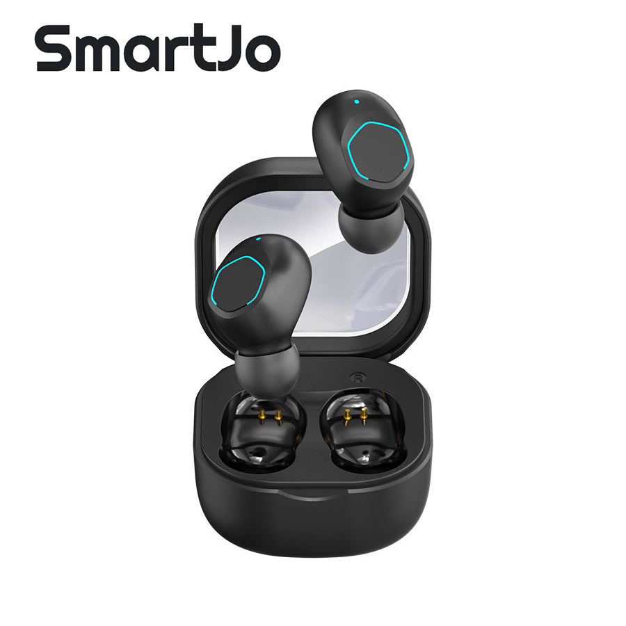 SmartJo HIFI TWS Bluetooth Earphones True Wireless Stereo Earbuds Bluetooth 5.2