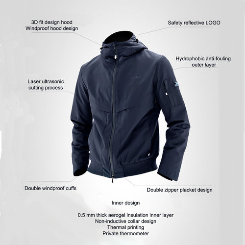 -10℃ NASA Spacesuit Tech Aerogel Warm Jacket Casual C1 - AI LIFE HOLDINGS