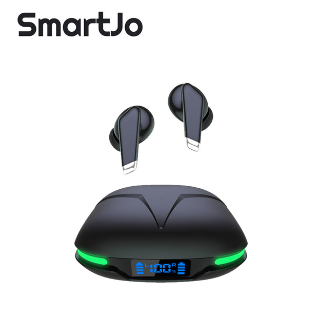 SmartJo Gaming TWS Bluetooth Earphones True Wireless Stereo Earbuds Bluetooth 5.2