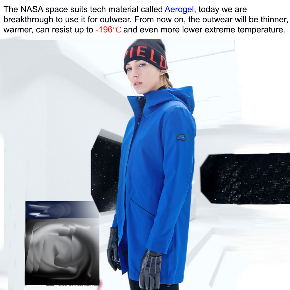 -40℃ NASA Spacesuit Tech Aerogel Warm Jacket Outdoor O3 - AI LIFE HOLDINGS