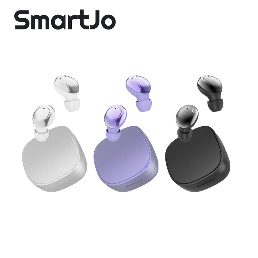SmartJo HiFi TWS Bluetooth Earphones True Wireless Stereo Earbuds Bluetooth 5.1