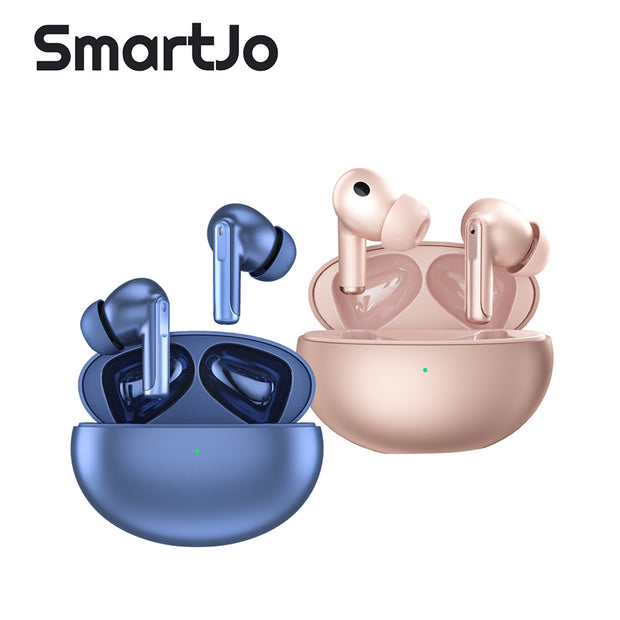 SmartJo ANC/ENC TWS Bluetooth Earphones True Wireless Stereo Earbuds Bluetooth 5.2